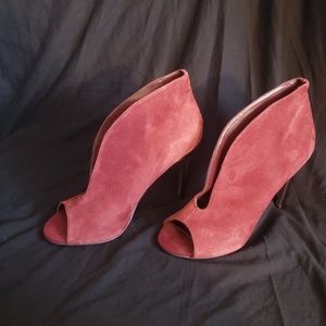 Fergie RINA Peeptoe Booties 8.5